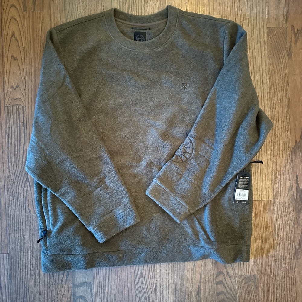 Roark Crewneck Sweater in Olive (NWT) - Picture 3 of 4